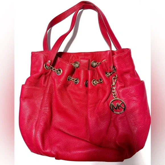 Michael Kors Vibrant Red Shoulder Bag - Picture 1 of 6